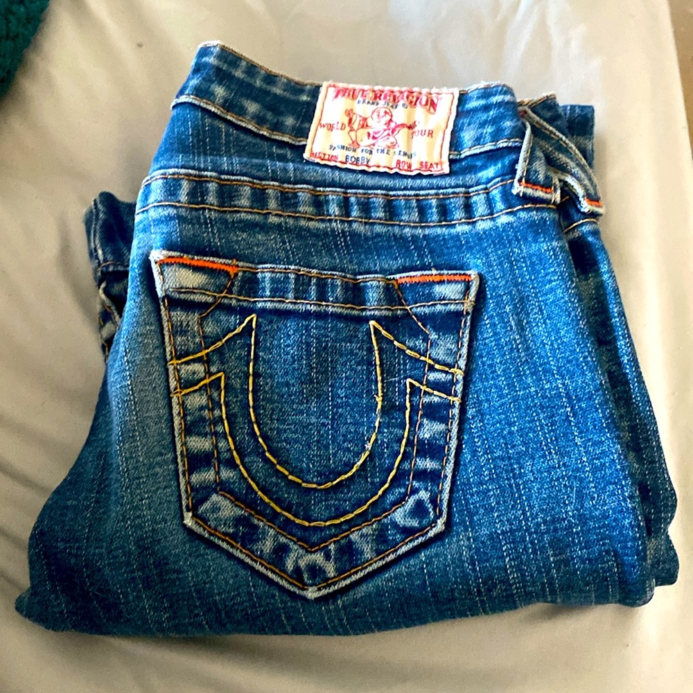 Flared true religion jeans